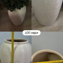 Глиняная большая ваза - фото 2