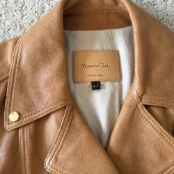 Кожаная куртка Massimo Dutti - фото 2