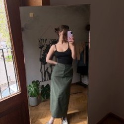 Трикотажная юбка - фото 9