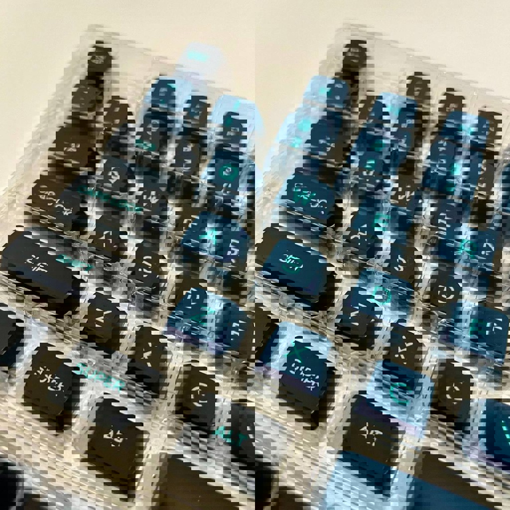 Набор кейкапов SA PBT морская волна