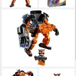 Lego Marvel#76243 Rocket Mech Armor - фото 2