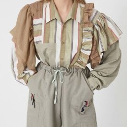 Рубашка с рюшами - фото 2