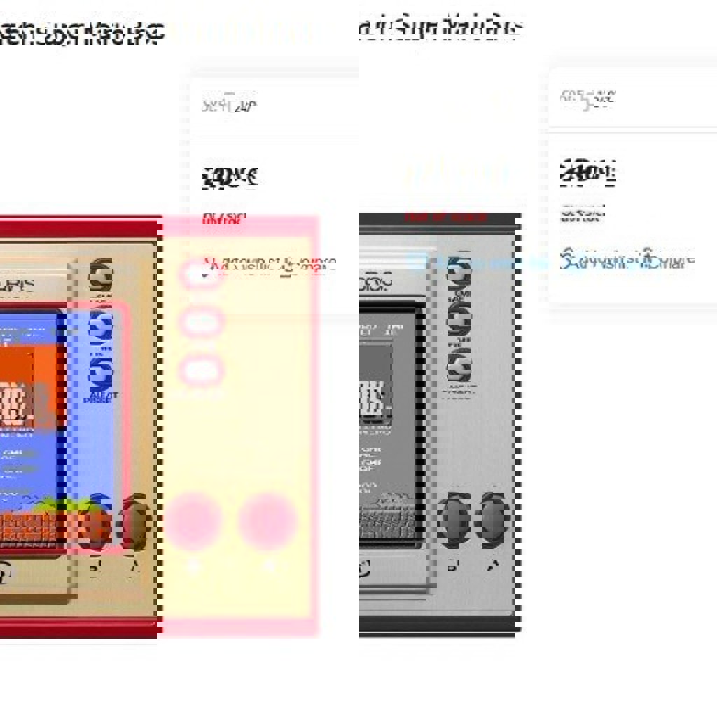 Mini Handhald Nintendo Game & Watch: Super Mario Bros