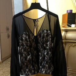 Летящая прозрачная блузка - фото 3