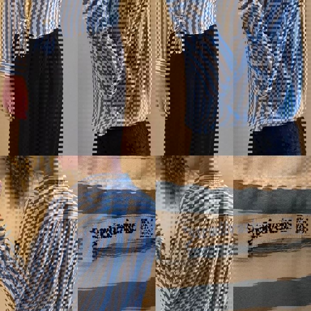 Блузка полосатая