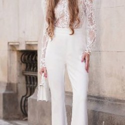 Пальто белое - фото 3