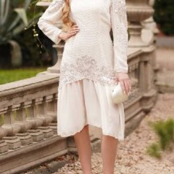 Пальто белое - фото 8