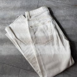 Белые прямые джинсы - фото 1