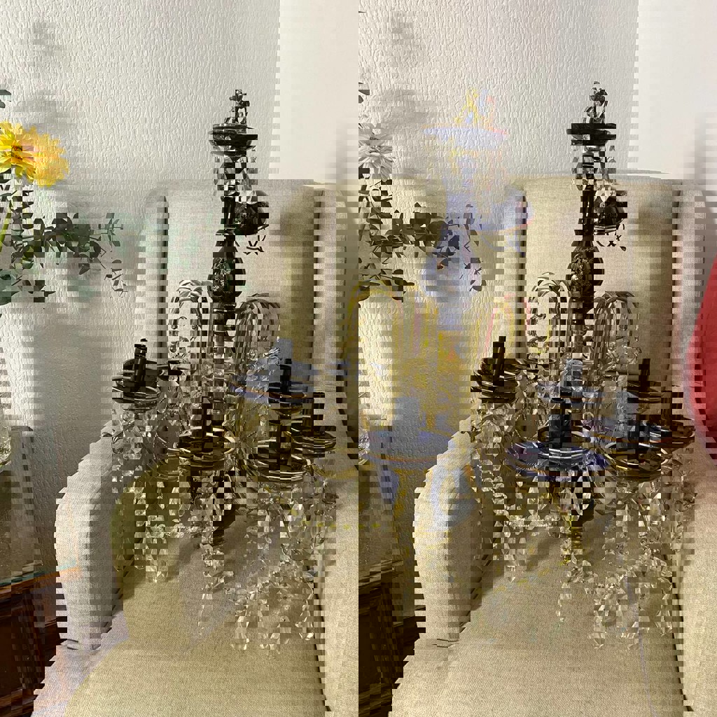 Винтажная люстра в стиле Chinoiserie