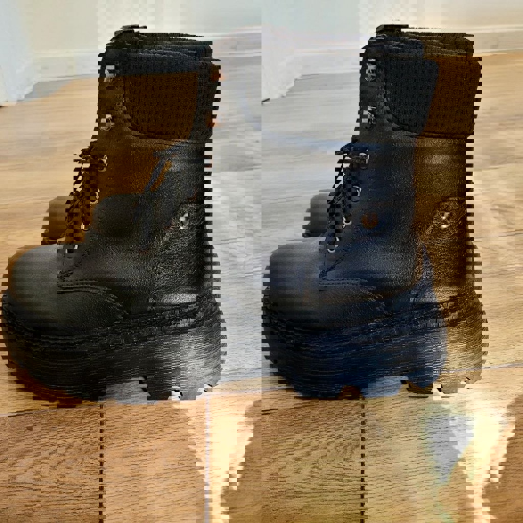 Ботинки из эко кожи