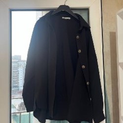 Юбка черная с завязками - фото 1