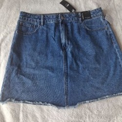 Джинсовая юбка - фото 2