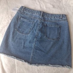 Джинсовая юбка - фото 4