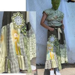 Апсайкл юбка - фото 4