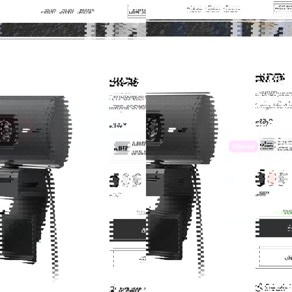 Веб-камера Logitech BRIO 505