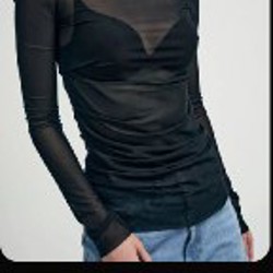 Лонгслив черный - фото 4