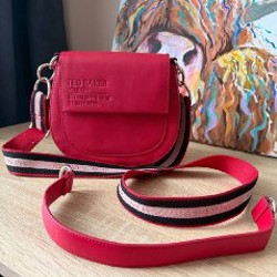 Сумка Ted Baker красная кожа - фото 6