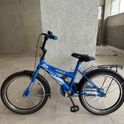 Велосипед детский синий - фото 2