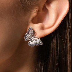 Серьги бабочки - фото 2