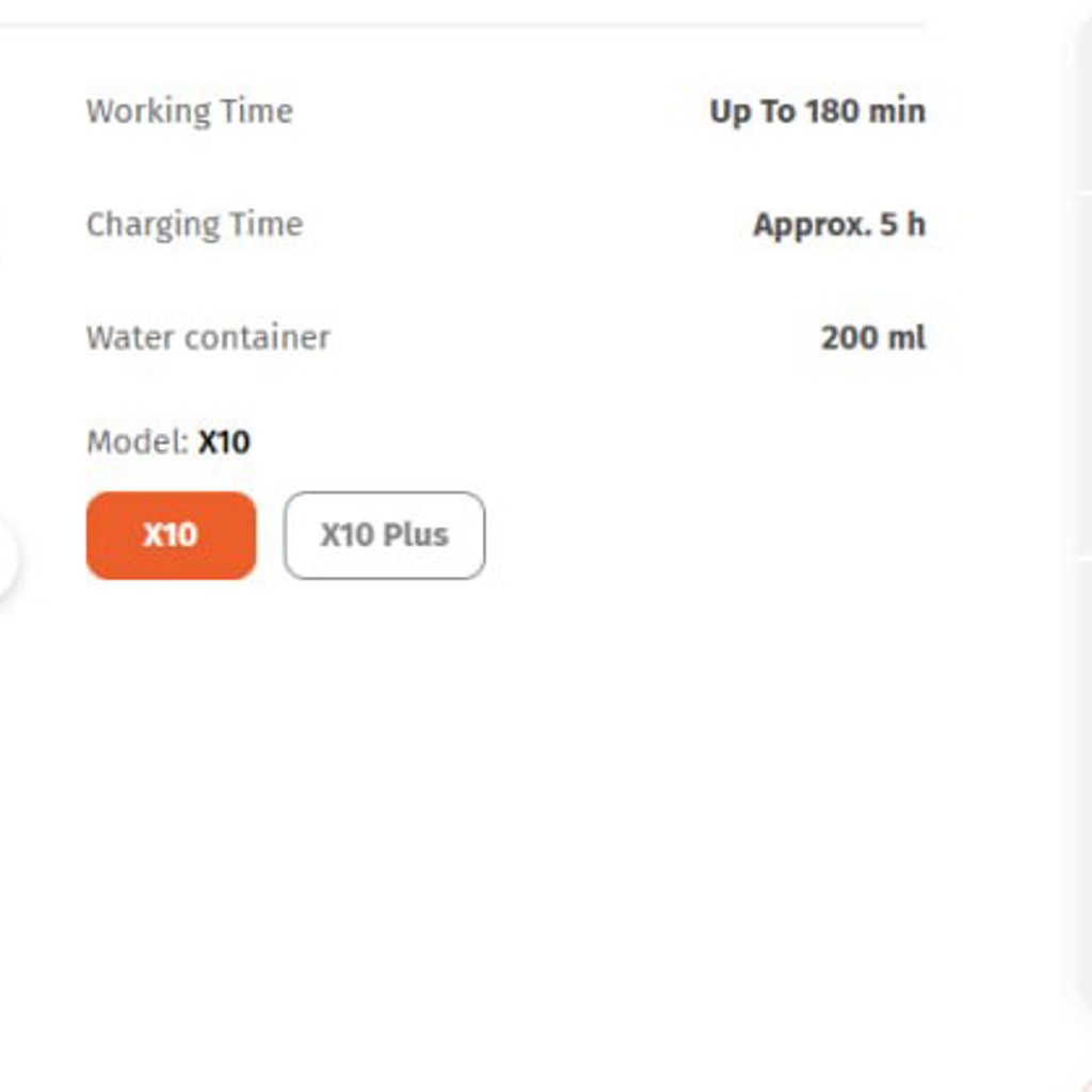 Робот пылесос Xiaomi Robot Vacuum X10 White