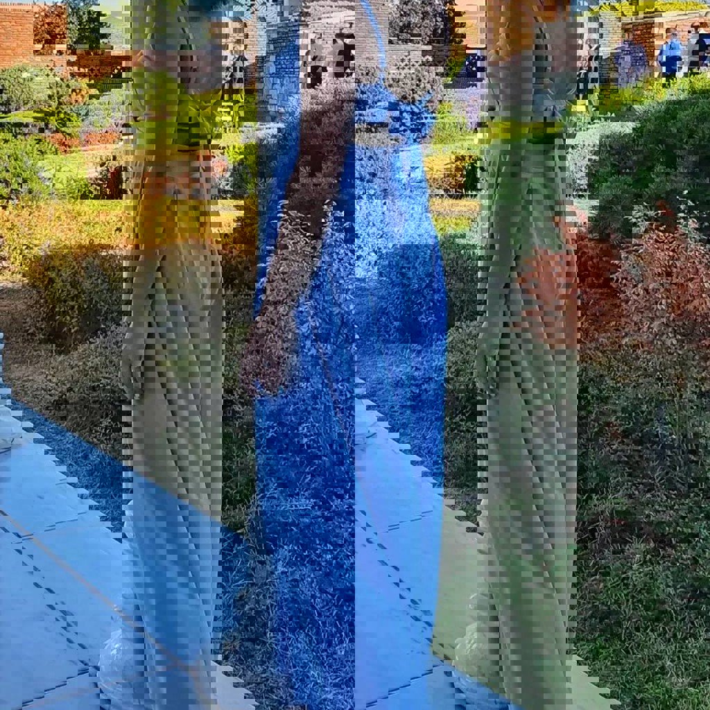 Голубой комбинезон