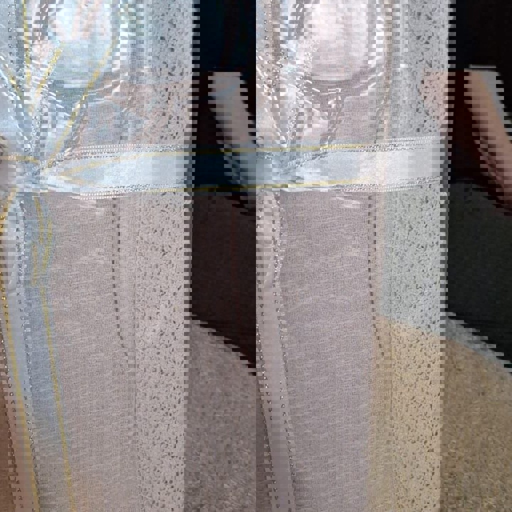 Покрывало с кружевами