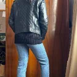 Кожная куртка женская (косуха) - фото 3