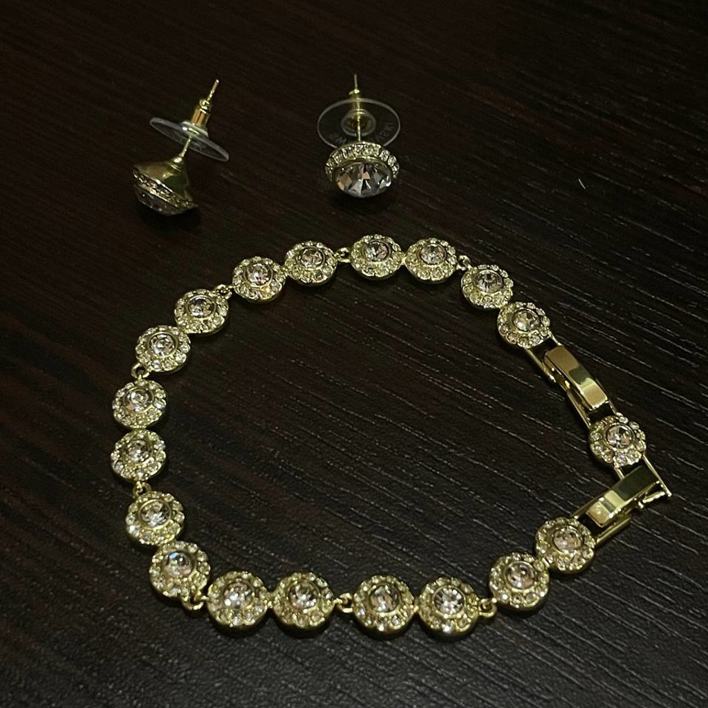 Кулон и серьги Swarovski