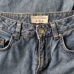 Синие женские джинсы - фото 1