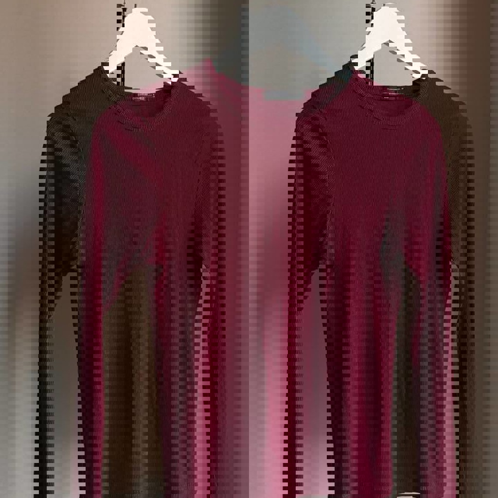 Лонг в рубчик Stradivarius