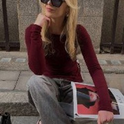 Лонг в рубчик Stradivarius - фото 3