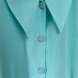 Винтажная бирюзовая блузка - фото 2