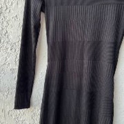 Чёрное облегающее платье - фото 2