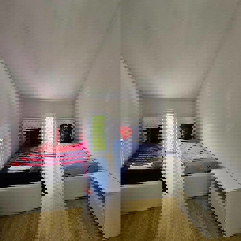 Кровать с мягким изголовьем