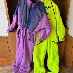 Горнолыжный костюм зеленый - фото 1