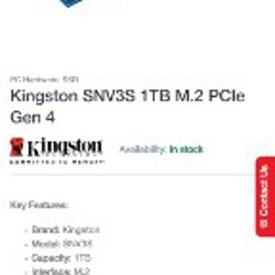 SSD M2 диски Kingston NV3 - фото 3