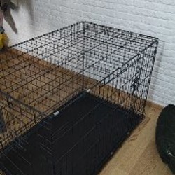 Металлическая клетка для собак - фото 2