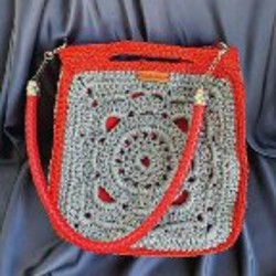 Сумка Алый в сером - фото 9