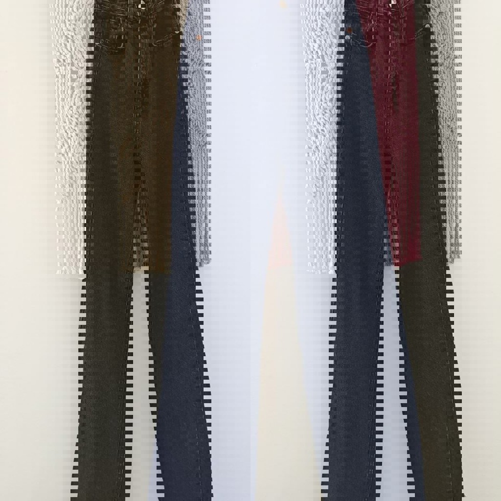 Джинсы с высокой посадкой