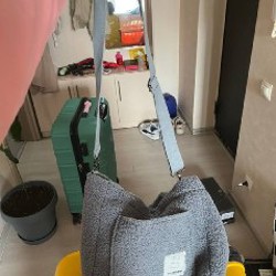 Сумка флисовая серая - фото 2