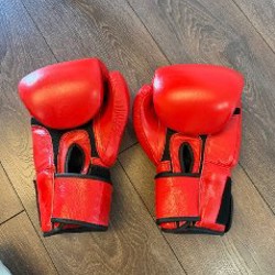 Красные боксерские перчатки - фото 2