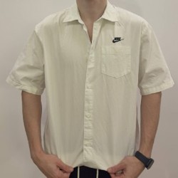 Спортивная белая рубашка Nike - фото 5