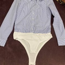 Женская рубашка в полоску - фото 1