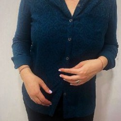 Женская рубашка в полоску - фото 6