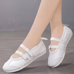 Балетки спортивные белые - фото 3