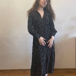 Платье в белый горошек - фото 3