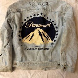 Gucci Blue Paramount Pictures Denim Jacket - фото 1