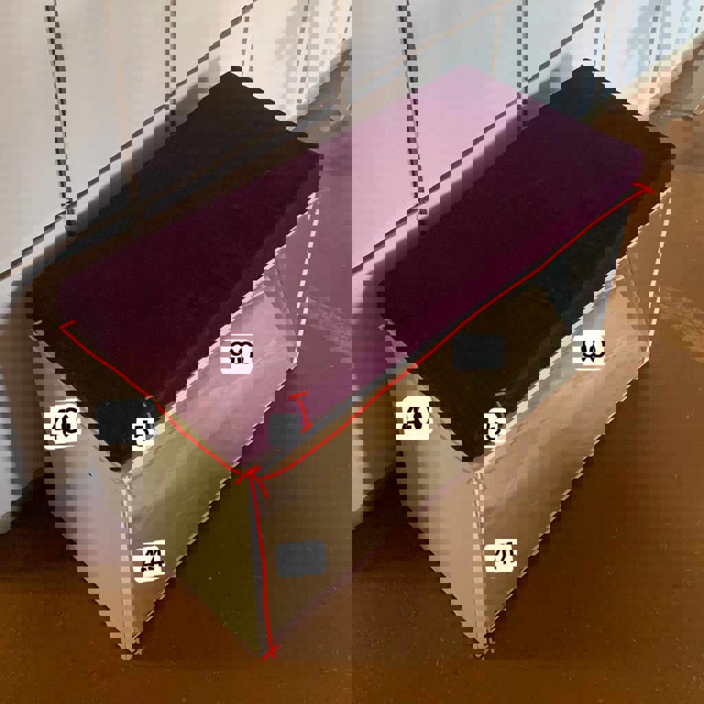 Тумба/лавка с зеркалом