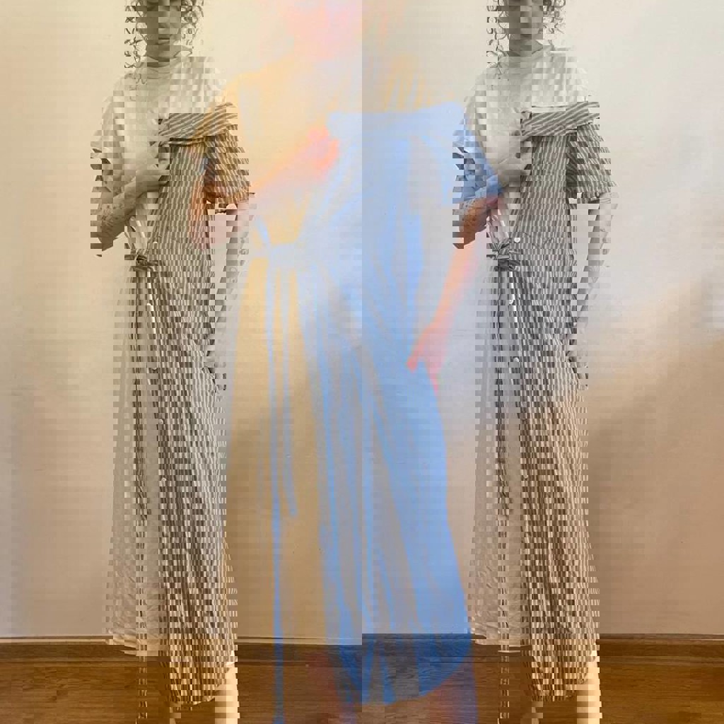 Хлопковое платье с вшитой рубашкой