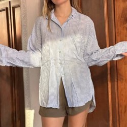 Белые свободные брюки - фото 1